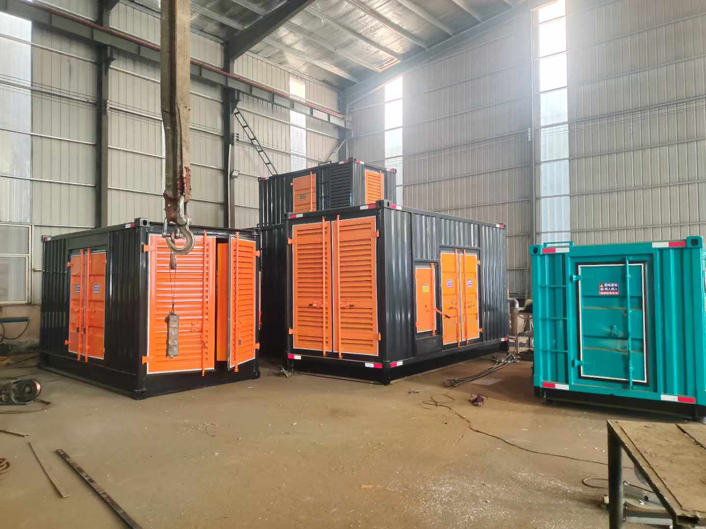 天峻500kw柴油发电机组可以带动多少功率设备？